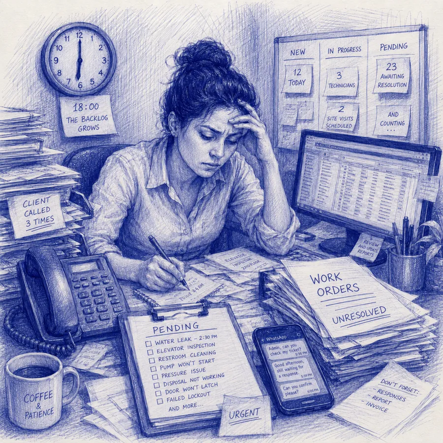 18:00 — Backlog grows